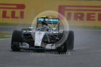 World © Octane Photographic Ltd. Mercedes AMG Petronas F1 W06 Hybrid – Nico Rosberg. Friday 25th September 2015, F1 Japanese Grand Prix, Practice 2, Suzuka. Digital Ref: