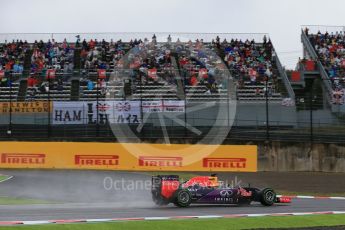 World © Octane Photographic Ltd. Infiniti Red Bull Racing RB11 – Daniel Ricciardo. Friday 25th September 2015, F1 Japanese Grand Prix, Practice 2, Suzuka. Digital Ref: