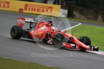 World © Octane Photographic Ltd. Scuderia Ferrari SF15-T– Sebastian Vettel. Friday 25th September 2015, F1 Japanese Grand Prix, Practice 2, Suzuka. Digital Ref: