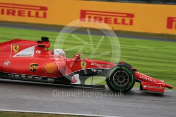 World © Octane Photographic Ltd. Scuderia Ferrari SF15-T– Sebastian Vettel. Friday 25th September 2015, F1 Japanese Grand Prix, Practice 2, Suzuka. Digital Ref: