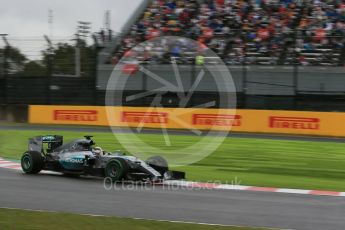 World © Octane Photographic Ltd. Mercedes AMG Petronas F1 W06 Hybrid – Lewis Hamilton. Friday 25th September 2015, F1 Japanese Grand Prix, Practice 2, Suzuka. Digital Ref: