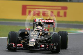 World © Octane Photographic Ltd. Lotus F1 Team E23 Hybrid – Pastor Maldonado. Friday 25th September 2015, F1 Japanese Grand Prix, Practice 2, Suzuka. Digital Ref: