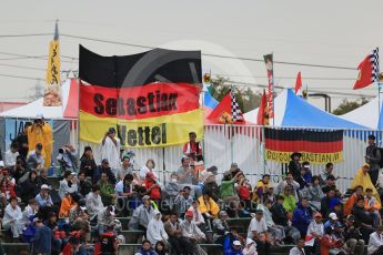 World © Octane Photographic Ltd. Sebastian Vettel Flags. Friday 25th September 2015, F1 Japanese Grand Prix, Practice 2, Suzuka. Digital Ref: