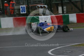 World © Octane Photographic Ltd. Sauber F1 Team C34-Ferrari – Felipe Nasr. Friday 25th September 2015, F1 Japanese Grand Prix, Practice 2, Suzuka. Digital Ref: