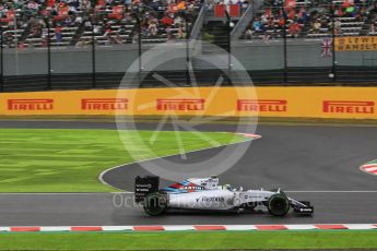 World © Octane Photographic Ltd. Williams Martini Racing FW37 – Felipe Massa. Friday 25th September 2015, F1 Japanese Grand Prix, Practice 2, Suzuka. Digital Ref: