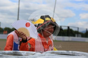 World © Octane Photographic Ltd. Marshals. Saturday 26th September 2015, F1 Japanese Grand Prix, Practice 3, Suzuka. Digital Ref: