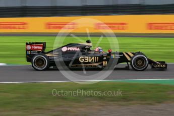 World © Octane Photographic Ltd. Lotus F1 Team E23 Hybrid – Romain Grosjean. Saturday 26th September 2015, F1 Japanese Grand Prix, Practice 3, Suzuka. Digital Ref: