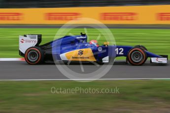 World © Octane Photographic Ltd. Sauber F1 Team C34-Ferrari – Felipe Nasr. Saturday 26th September 2015, F1 Japanese Grand Prix, Practice 3, Suzuka. Digital Ref: