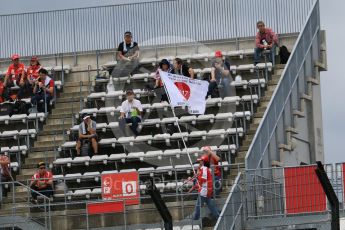 World © Octane Photographic Ltd. Fans flags. Saturday 26th September 2015, F1 Japanese Grand Prix, Practice 3, Suzuka. Digital Ref: