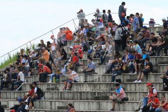 World © Octane Photographic Ltd. Fans. Saturday 26th September 2015, F1 Japanese Grand Prix, Practice 3, Suzuka. Digital Ref: