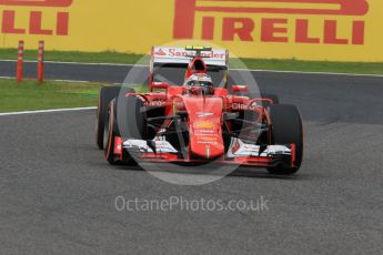 World © Octane Photographic Ltd. Scuderia Ferrari SF15-T– Kimi Raikkonen. Saturday 26th September 2015, F1 Japanese Grand Prix, Practice 3, Suzuka. Digital Ref:
