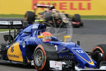 World © Octane Photographic Ltd. Sauber F1 Team C34-Ferrari – Felipe Nasr. Saturday 26th September 2015, F1 Japanese Grand Prix, Practice 3, Suzuka. Digital Ref: