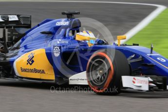 World © Octane Photographic Ltd. Sauber F1 Team C34-Ferrari – Marcus Ericsson. Saturday 26th September 2015, F1 Japanese Grand Prix, Practice 3, Suzuka. Digital Ref: