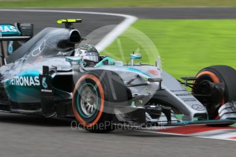 World © Octane Photographic Ltd. Mercedes AMG Petronas F1 W06 Hybrid – Nico Rosberg. Saturday 26th September 2015, F1 Japanese Grand Prix, Practice 3, Suzuka. Digital Ref: