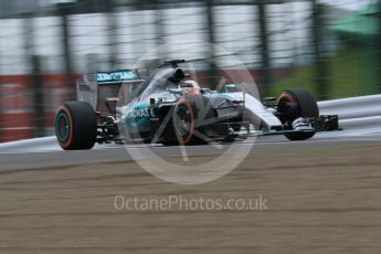 World © Octane Photographic Ltd. Mercedes AMG Petronas F1 W06 Hybrid – Lewis Hamilton. Saturday 26th September 2015, F1 Japanese Grand Prix, Practice 3, Suzuka. Digital Ref: