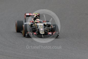 World © Octane Photographic Ltd. Lotus F1 Team E23 Hybrid – Pastor Maldonado. Saturday 26th September 2015, F1 Japanese Grand Prix, Practice 3, Suzuka. Digital Ref:
