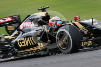 World © Octane Photographic Ltd. Lotus F1 Team E23 Hybrid – Romain Grosjean. Saturday 26th September 2015, F1 Japanese Grand Prix, Practice 3, Suzuka. Digital Ref: