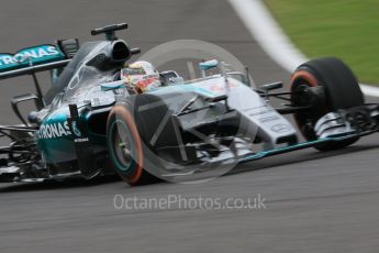 World © Octane Photographic Ltd. Mercedes AMG Petronas F1 W06 Hybrid – Lewis Hamilton. Saturday 26th September 2015, F1 Japanese Grand Prix, Practice 3, Suzuka. Digital Ref: