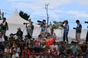 World © Octane Photographic Ltd. Fan photographers. Saturday 26th September 2015, F1 Japanese Grand Prix, Practice 3, Suzuka. Digital Ref: