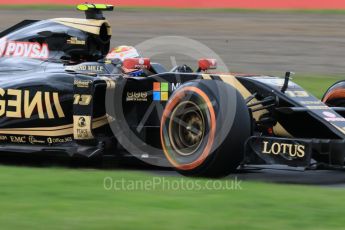 World © Octane Photographic Ltd. Lotus F1 Team E23 Hybrid – Pastor Maldonado. Saturday 26th September 2015, F1 Japanese Grand Prix, Practice 3, Suzuka. Digital Ref: