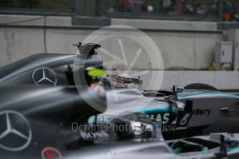 World © Octane Photographic Ltd. Mercedes AMG Petronas F1 W06 Hybrid – Nico Rosberg and Lewis Hamilton. Saturday 26th September 2015, F1 Japanese Grand Prix, Practice 3, Suzuka. Digital Ref: