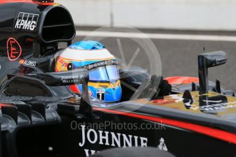 World © Octane Photographic Ltd. McLaren Honda MP4/30 – Fernando Alonso. Saturday 26th September 2015, F1 Japanese Grand Prix, Practice 3, Suzuka. Digital Ref: