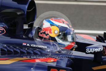 World © Octane Photographic Ltd. Scuderia Toro Rosso STR10 – Max Verstappen. Saturday 26th September 2015, F1 Japanese Grand Prix, Practice 3, Suzuka. Digital Ref: