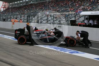 World © Octane Photographic Ltd. McLaren Honda MP4/30 – Jenson Button. Saturday 26th September 2015, F1 Japanese Grand Prix, Practice 3, Suzuka. Digital Ref: