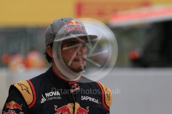 World © Octane Photographic Ltd. Scuderia Toro Rosso STR10 – Carlos Sainz Jnr. Saturday 26th September 2015, F1 Japanese Grand Prix, Practice 3, Suzuka. Digital Ref:
