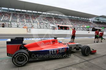World © Octane Photographic Ltd. Manor Marussia F1 Team MR03B – William Stevens. Saturday 26th September 2015, F1 Japanese Grand Prix, Practice 3, Suzuka. Digital Ref: