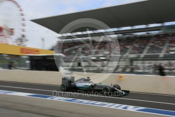 World © Octane Photographic Ltd. Mercedes AMG Petronas F1 W06 Hybrid – Lewis Hamilton. Saturday 26th September 2015, F1 Japanese Grand Prix, Practice 3, Suzuka. Digital Ref: