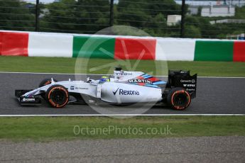 World © Octane Photographic Ltd. Williams Martini Racing FW37 – Felipe Massa. Saturday 26th September 2015, F1 Japanese Grand Prix, Qualifying, Suzuka. Digital Ref: