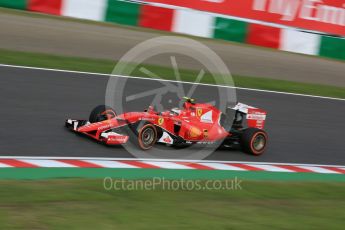 World © Octane Photographic Ltd. Scuderia Ferrari SF15-T– Kimi Raikkonen. Saturday 26th September 2015, F1 Japanese Grand Prix, Qualifying, Suzuka. Digital Ref: