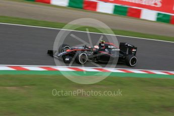 World © Octane Photographic Ltd. McLaren Honda MP4/30 - Jenson Button. Saturday 26th September 2015, F1 Japanese Grand Prix, Qualifying, Suzuka. Digital Ref: