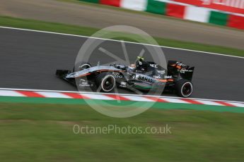 World © Octane Photographic Ltd. Sahara Force India VJM08B – Sergio Perez. Saturday 26th September 2015, F1 Japanese Grand Prix, Qualifying, Suzuka. Digital Ref: