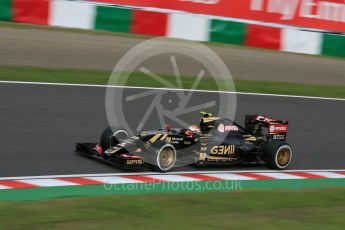 World © Octane Photographic Ltd. Lotus F1 Team E23 Hybrid – Pastor Maldonado. Saturday 26th September 2015, F1 Japanese Grand Prix, Qualifying, Suzuka. Digital Ref: