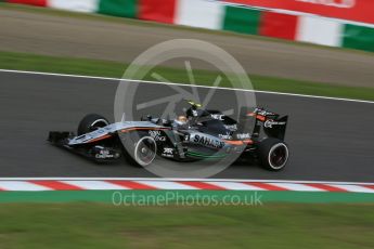 World © Octane Photographic Ltd. Sahara Force India VJM08B – Sergio Perez. Saturday 26th September 2015, F1 Japanese Grand Prix, Qualifying, Suzuka. Digital Ref: