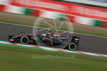 World © Octane Photographic Ltd. McLaren Honda MP4/30 – Fernando Alonso. Saturday 26th September 2015, F1 Japanese Grand Prix, Qualifying, Suzuka. Digital Ref: