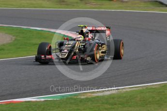 World © Octane Photographic Ltd. Lotus F1 Team E23 Hybrid – Pastor Maldonado. Saturday 26th September 2015, F1 Japanese Grand Prix, Qualifying, Suzuka. Digital Ref: