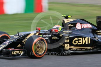 World © Octane Photographic Ltd. Lotus F1 Team E23 Hybrid – Pastor Maldonado. Saturday 26th September 2015, F1 Japanese Grand Prix, Qualifying, Suzuka. Digital Ref: