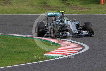 World © Octane Photographic Ltd. Mercedes AMG Petronas F1 W06 Hybrid – Nico Rosberg. Saturday 26th September 2015, F1 Japanese Grand Prix, Qualifying, Suzuka. Digital Ref: