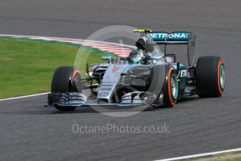 World © Octane Photographic Ltd. Mercedes AMG Petronas F1 W06 Hybrid – Nico Rosberg. Saturday 26th September 2015, F1 Japanese Grand Prix, Qualifying, Suzuka. Digital Ref: