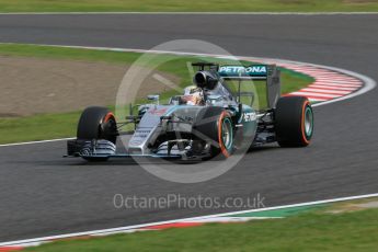 World © Octane Photographic Ltd. Mercedes AMG Petronas F1 W06 Hybrid – Lewis Hamilton. Saturday 26th September 2015, F1 Japanese Grand Prix, Qualifying, Suzuka. Digital Ref: