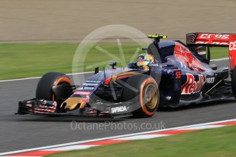 World © Octane Photographic Ltd. Scuderia Toro Rosso STR10 – Carlos Sainz Jnr. Saturday 26th September 2015, F1 Japanese Grand Prix, Qualifying, Suzuka. Digital Ref:
