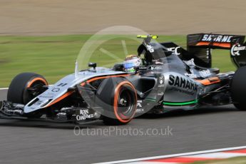 World © Octane Photographic Ltd. Sahara Force India VJM08B – Sergio Perez. Saturday 26th September 2015, F1 Japanese Grand Prix, Qualifying, Suzuka. Digital Ref: