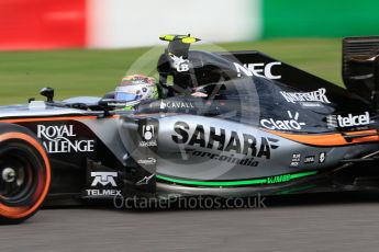 World © Octane Photographic Ltd. Sahara Force India VJM08B – Sergio Perez. Saturday 26th September 2015, F1 Japanese Grand Prix, Qualifying, Suzuka. Digital Ref: