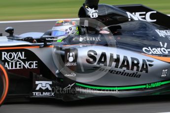 World © Octane Photographic Ltd. Sahara Force India VJM08B – Sergio Perez. Saturday 26th September 2015, F1 Japanese Grand Prix, Qualifying, Suzuka. Digital Ref: