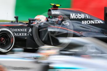World © Octane Photographic Ltd. McLaren Honda MP4/30 - Jenson Button and Mercedes AMG Petronas F1 W06 Hybrid – Lewis Hamilton. Saturday 26th September 2015, F1 Japanese Grand Prix, Qualifying, Suzuka. Digital Ref: