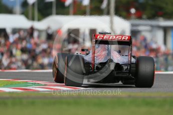 World © Octane Photographic Ltd. Scuderia Toro Rosso STR10 – Max Verstappen. Saturday 26th September 2015, F1 Japanese Grand Prix, Qualifying, Suzuka. Digital Ref: