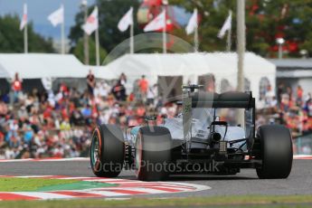 World © Octane Photographic Ltd. Mercedes AMG Petronas F1 W06 Hybrid – Nico Rosberg. Saturday 26th September 2015, F1 Japanese Grand Prix, Qualifying, Suzuka. Digital Ref: